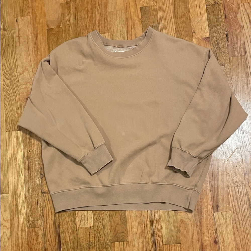 American Eagle Outfitters Tan Sweatshirt